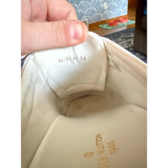 Louis Vuitton Monogram Stellar Open Back 20th Anniversary Sneakers Sz. 38 - Picture 5 of 9